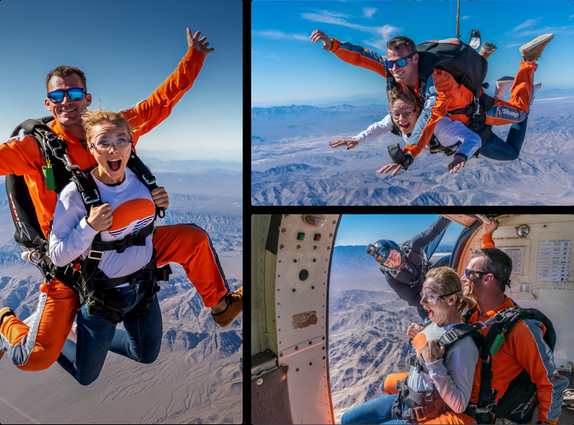 Tandem skydive with GoJump Las Vegas
